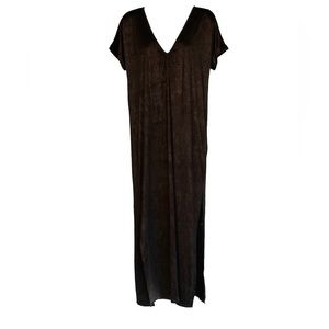 MAXCILA Mar T-Shirt Maxi Dress - Black